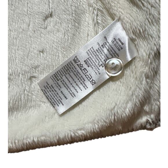 Carrement Beau | Hooded Knit Cardigan w/ Faux Fur Lining Gray Size 3m - Picture 5 of 8